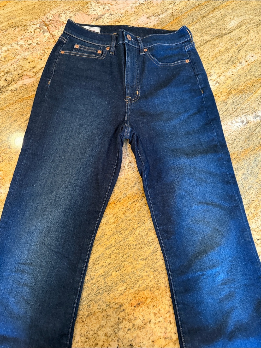 Gap High Rise '70s Flare Jeans Blue Waist 27 4